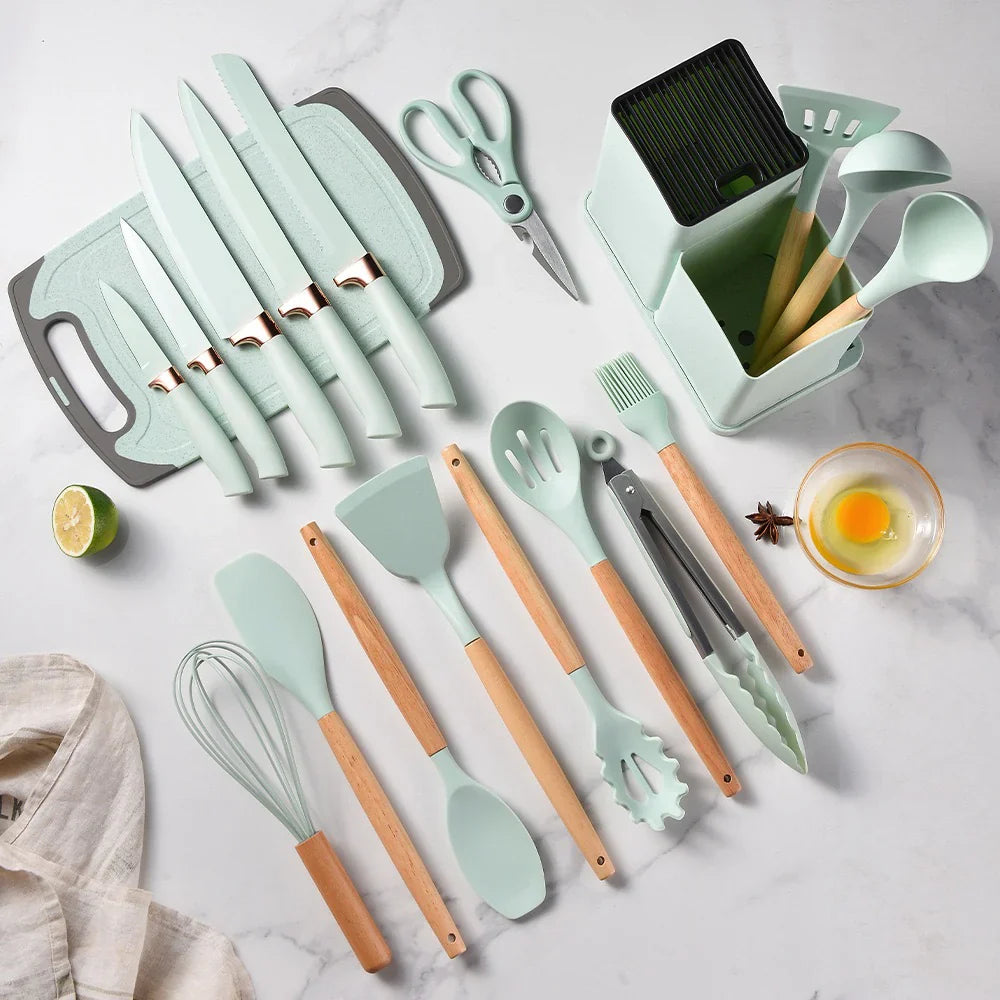 Set Completo de 19 Utensilios de Cocina Premium